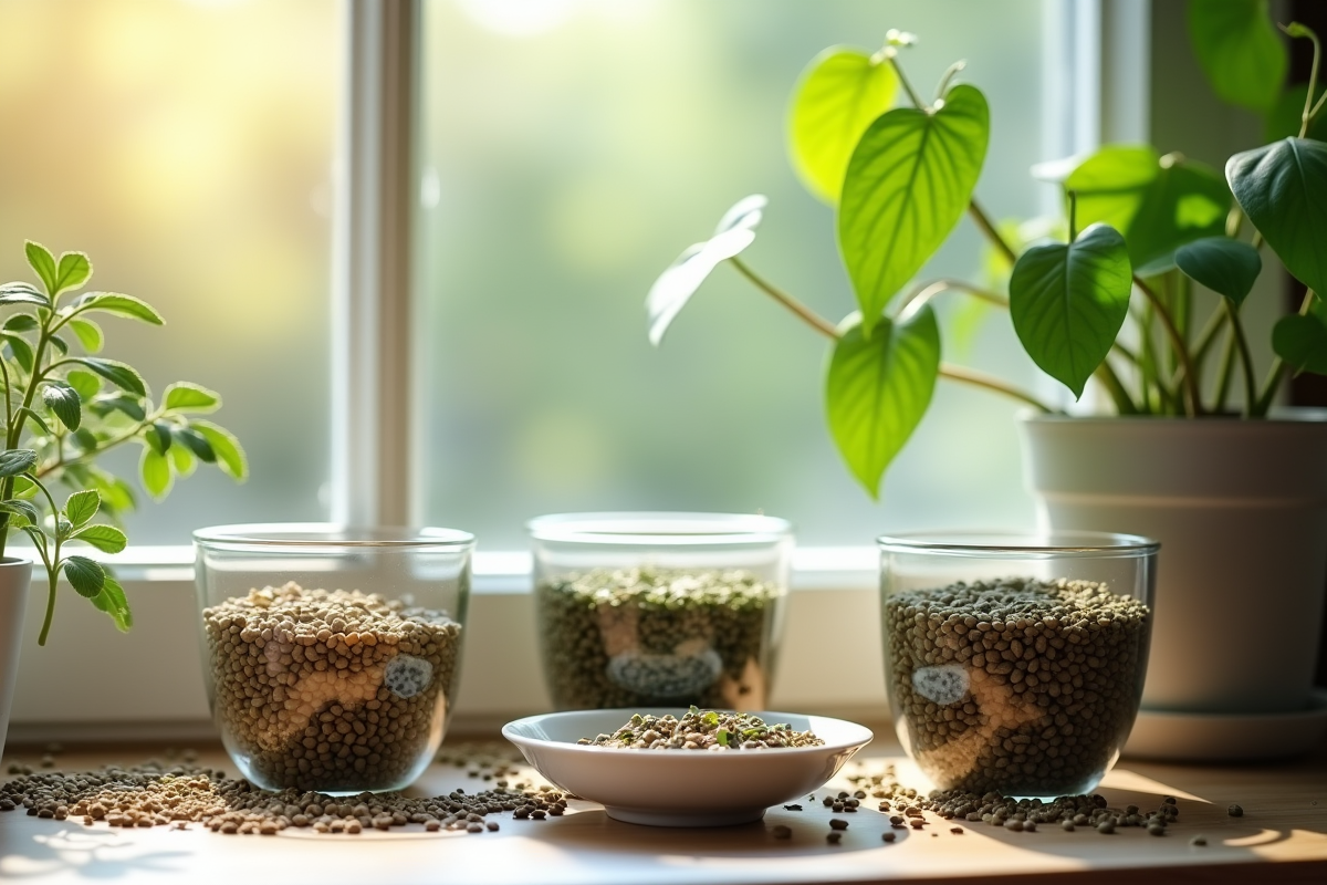 germination herbes