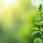 Plante de desmodium en intérieur lumineux en gros plan